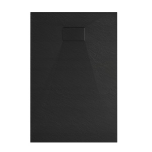 Cădiță de duș VELDMAN TORINO SLIM, Dimensiuni la alegere, Culoare Negru - Img 3