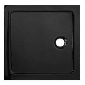 Cadita dus ST06A neagra, dimensiune 100x100cm - Img 2
