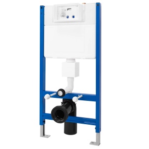 Cadru cu rezervor incastrat pentru WC, Clapeta de actionare inclusa H Light Auriu - Img 4