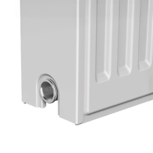 Calorifer din otel tip 22 cu conectare laterala Calor-WH-3, 60 x 120 cm, 1890 W, alb - Img 7