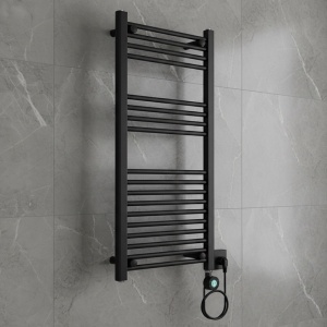 Calorifer electric de baie portprosop Katla-BL 250W, 100 x 50 cm, negru mat - Img 14