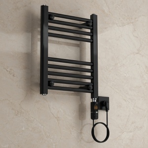 Calorifer electric de baie portprosop Manam 300W 50 x 40 cm negru - Img 18