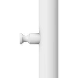 Calorifer electric vertical pentru baie Kasjan Alb – 140.5 x 34.6 cm, 250W cu panou LED si suport prosoape - Img 17