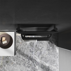 Calorifer vertical Fuego-Blu pentru baie 128x50, negru - Img 16