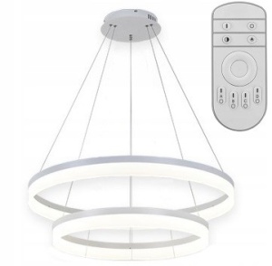 Candelabru suspendat cu Leduri REA ERA, OSW-00046, Telecomanda inclusa, Alb - Img 1