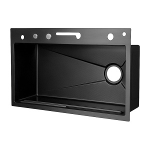 Chiuveta bucatarie, multifunctionala cu o singura cuva Taurus grafit 75 x 46 cm - Img 4