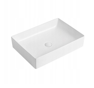 Chiuveta de blat PRO PRIMA SLIM, Dimensiuni 50 x 36 x 10.5 cm, Forma Dreptunghiulara, Ceramica sanitara, Fara gaura baterie, Alb - Img 5