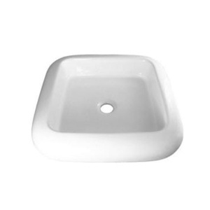 Chiuveta De Blat PRO SCILLA, 46x46 x 11 Cm, Montaj Pe Blat, Design Deosebit, Forma Dreptunghiulara, Ceramica Sanitara, Alb - Img 3