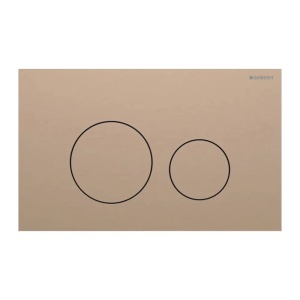 Clapeta actionare Geberit Sigma40 Slim rosu-auriu periat