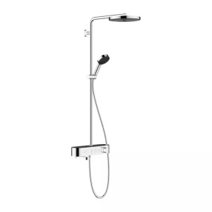 Coloana de dus cu baterie termostatata si pipa cada Hansgrohe Pulsify Select S 260 ShowerTablet Select 400 - Img 1
