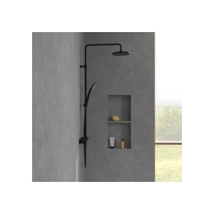 Coloana de dus cu baterie termostatata Villeroy&Boch Universal finisaj negru mat - Img 6
