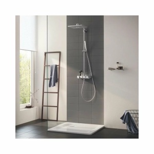 Coloana de dus Grohe Euphoria SmartControl 310 Cube, cu baterie termostatata, crom - Img 2