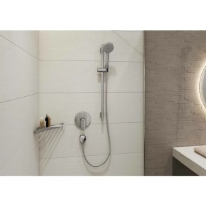Cot de iesire dus Hansgrohe Fixfit E auriu lucios - Img 6