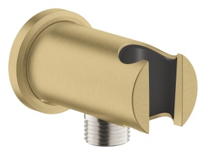 Cot de ieșire pentru duș cu suport pentru pară Grohe Rainshower, 1/2" x 1/2", auriu periat Cool Sunrise, 26658GN0 - Img 1