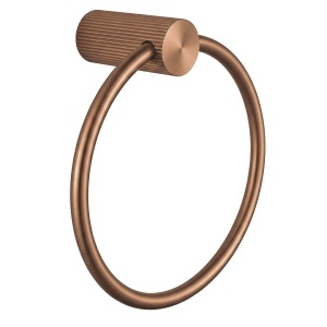 Cuier baie pentru prosoape Rea Ring Solo Brush Copper 64106