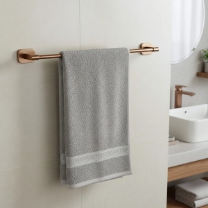Cuier de baie, bara prosop 5901 Nico Brush Copper - Img 4