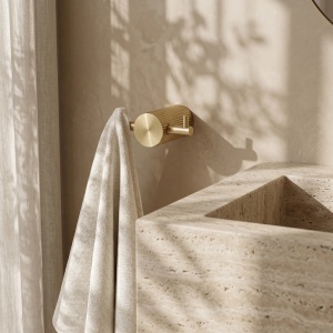Cuier de baie Rea Solo Brush Gold 64104A - Img 5