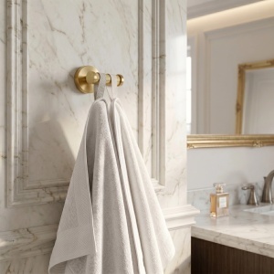 Cuier dublu Rea Modern Gold Brush - Img 2