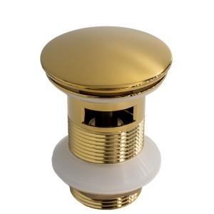 DOP DE LAVOAR AUTOMAT CLICK-CLACK CU PREAPLIN ALEK-GL-P GOLD 70 MM - Img 2