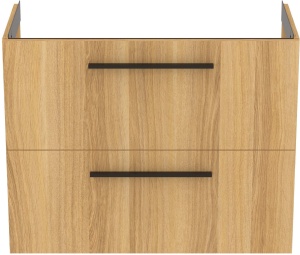 Dulap baza suspendat Ideal Standard i.Life S 80 x 37.5 x 63 cm 2 sertare stejar natural - Img 2