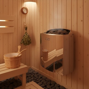 Incalzitor soba pentru sauna finlandeza cu montare pe perete Harvia BC60 6kW, 400V - Img 6