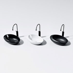 Lavoar ceramic oval cu montaj pe blat Emma White Gloss 49 x 31 cm - Img 10
