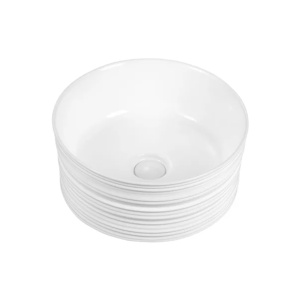 Lavoar pe blat Fluminia My Circle alb 41 cm - Img 1