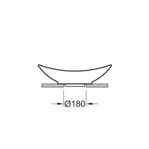 Lavoar pe blat Fluminia My Pleasure 63.5 x 37.5 cm - Img 6
