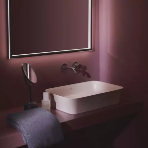 Lavoar pe blat Ideal Standard Atelier Ipalyss 55 cm alb lucios cu preaplin - Img 10