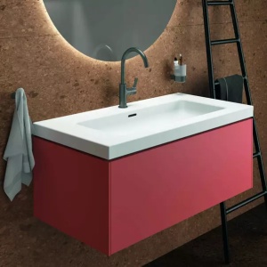 Lavoar pe mobilier Ideal Standard Atelier Extra alb mat 101 cm - Img 7