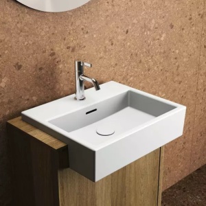 Lavoar semiincastrat Ideal Standard Atelier Extra alb mat 50 cm - Img 7