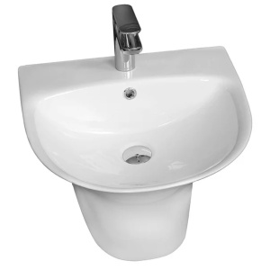 Lavoar suspendat alb Fluminia Cassio 48 cm - Img 1