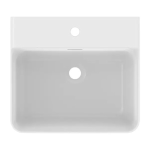 Lavoar suspendat Ideal Standard Atelier Conca 50 cm alb mat cu orificiu baterie si preaplin - Img 4