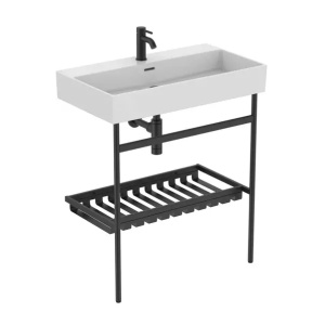 Lavoar suspendat Ideal Standard Atelier Extra alb lucios cu orificiu baterie si preaplin 80 cm - Img 6