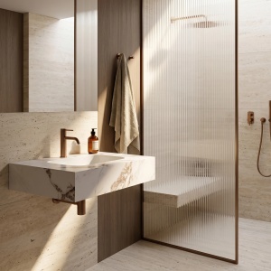 Lavoar suspendat REA Aresa Cold Jade 70 - Img 7