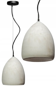 Lustra REA ERA APP489-1CP, Material Beton, Suspendata, Gri