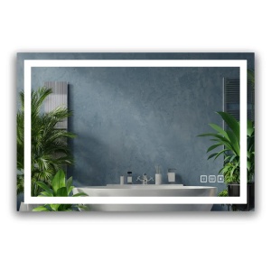 Oglinda cu Led REA SQR Bluetooth , Dimesiune 90X60cm