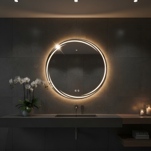 Oglinda de baie cu LED in 3 culori si dezaburire Diana 80 cm - Img 15