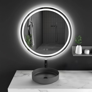 Oglinda de baie cu LED in 3 culori si dezaburire Izyda 80 cm - Img 10