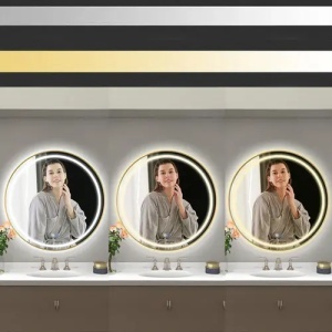 Oglinda led 50 cm MMJ Brush Rose Gold - Img 2