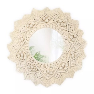 Oglinda perete Boho 55CM 322049 - Img 1
