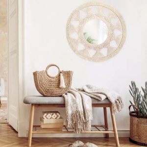 Oglinda perete Boho 65CM 322050 - Img 3