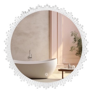 Oglinda rotunda baie cu LED diametru 60cm YH-3564