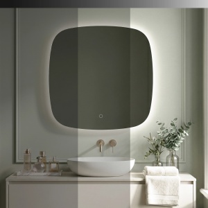 Oglindă rotunda cu LED 70x70 cm TOP - Img 4