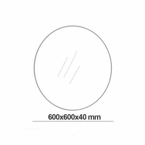 Oglinda rotunda Fluminia Cleo cu led si touch senzitiv - Img 4