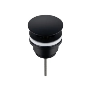 Pachet lavoar pe blat Rea Pamela alb 53 cm, baterie lavoar Ideal Standard Ceraline negru si ventil lavoar Click-Clack negru - Img 6