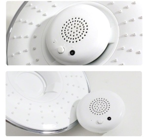 Palarie de Dus 20 X 20 cm si Boxa Portabila de Dus, Rezistenta la apa, Hands-Free, Bluetooth - Img 2
