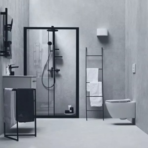Palarie de dus rotunda din aluminiu Ideal Standard Alu+ negru mat 2 functii - Img 5