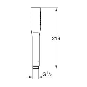 Para de dus Grohe Euphoria Cosmopolitan crom lucios 1 tip de jet - Img 2
