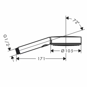 Para de dus Hansgrohe Pulsify Select 105 Relaxation crom 3 functii - Img 2